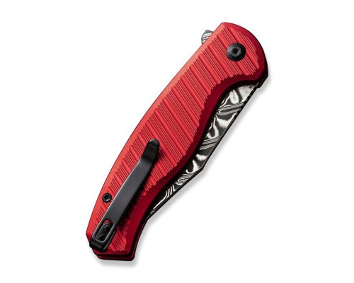 Ніж Civivi Stormhowl Damascus Red Aluminum (C23040B-DS1)