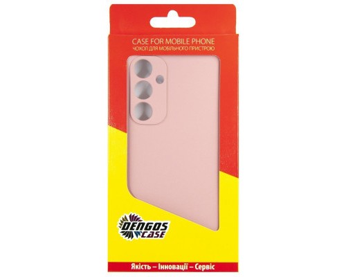 Чохол до мобільного телефона Dengos Soft Samsung Galaxy A35 5G (Pink) (DG-TPU-SOFT-56)
