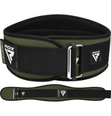 Атлетичний пояс RDX RX3 EVA Curve неопреновий Army Green XL (WBE-RX3AG-XL)