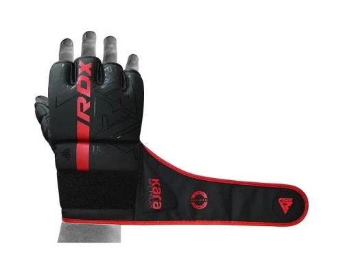 Рукавички для MMA RDX F6 Kara Matte Red M (GGR-F6MR-M)