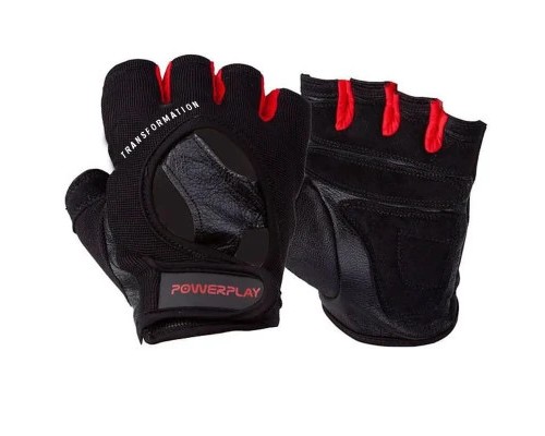 Рукавички для фітнесу PowerPlay 2222 Чорні XL (PP_2222_XL_Black)
