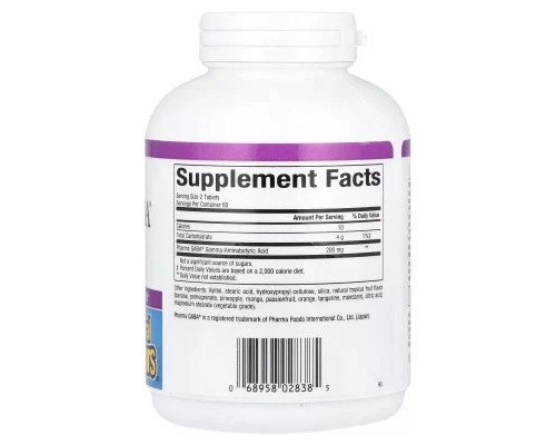 Амінокислота Natural Factors GABA (Гамма-аміномасляна кислота), 100 мг, Stress Relax, Pharma GABA, 1 (NFS-02838) Амінокислота Natural Factors GABA (Гамма-аміномасляна кислота), 100 мг, Stress Relax, Pharma GABA, 1 (NFS-02838)