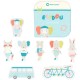 Іграшка для ванної Bebe Confort Bath Set Elidou elephant (3107203600)