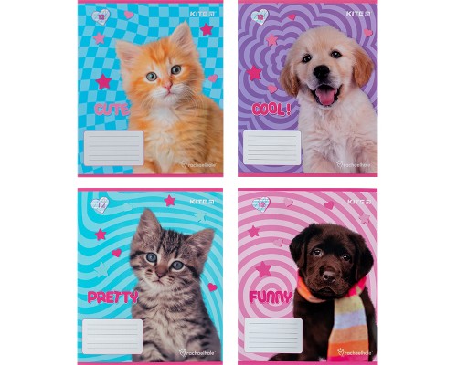 Зошит Kite Rachael Hale 12 аркушів, коса лінія (R24-235)