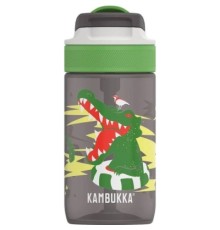 Пляшка для води Kambukka Lagoon 400 мл Crazy Crocodile сірий (11-04040)