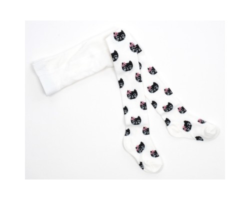 Колготки дитячі UCS Socks з котиками (M0C0301-2117-1G-white)