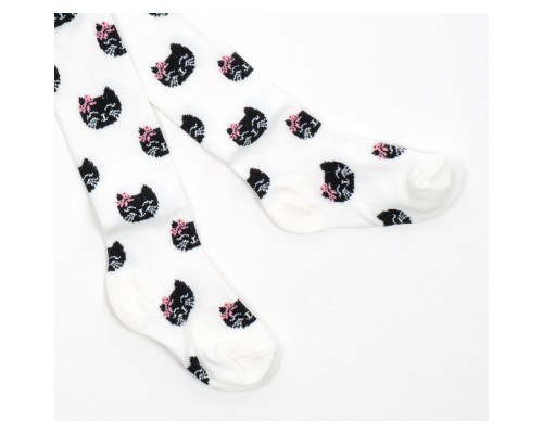 Колготки дитячі UCS Socks з котиками (M0C0301-2117-1G-white)