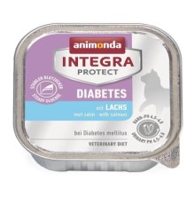 Вологий корм для кішок Animonda Integra Protect Diabetes при діабеті з лососем (4017721866880)