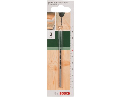 Свердло Bosch по дереву спіральне 3x32мм (2.609.255.200)