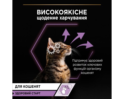 Вологий корм для кішок Purina Pro Plan Kitten З куркою 85 г (8445290673688) Вологий корм для кішок Purina Pro Plan Kitten З куркою 85 г (8445290673688)