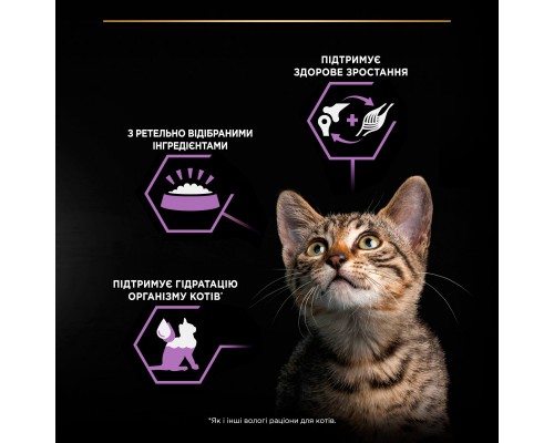 Вологий корм для кішок Purina Pro Plan Kitten З куркою 85 г (8445290673688) Вологий корм для кішок Purina Pro Plan Kitten З куркою 85 г (8445290673688)