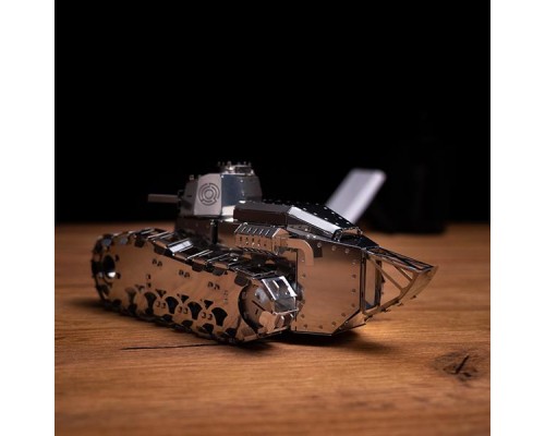 Конструктор Metal Time Колекцiйна модель Nimble Fighter Танк Renault FT-17 механічний (MT010)