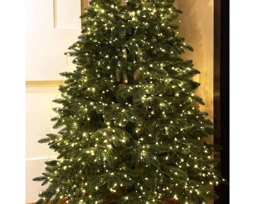 Гірлянда ColorWay Роса LED 100 10 м 8 функцій теплий колір USB (CW-G-100L10NU)