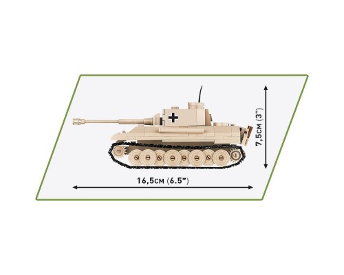 Конструктор Cobi Друга Світова Війна Танк Panzer V Пантера, 298 деталей (COBI-2713)
