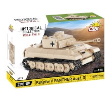 Конструктор Cobi Друга Світова Війна Танк Panzer V Пантера, 298 деталей (COBI-2713)