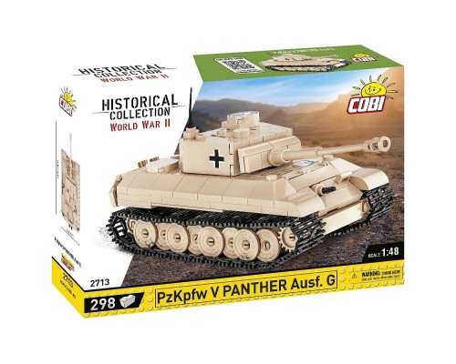 Конструктор Cobi Друга Світова Війна Танк Panzer V Пантера, 298 деталей (COBI-2713)