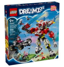Конструктор LEGO DREAMZzz Робот-тигр Купера та Хот-род авто Зеро (71497)
