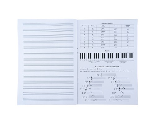 Зошит Kite для нот Harry Potter А4, 20 аркушів (HP25-404)