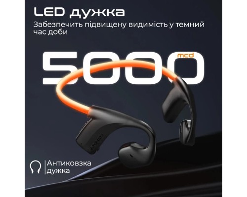 Навушники Promate RippleGlow Black (rippleglow.black)