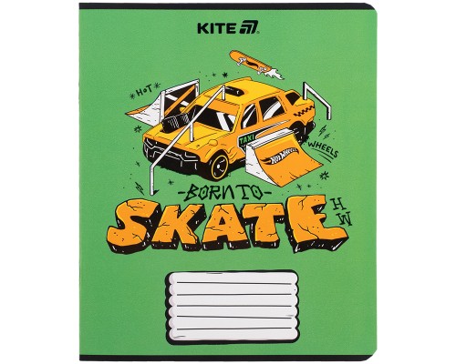 Зошит Kite Hot Wheels, 18 аркушів, клітинка (HW25-236)