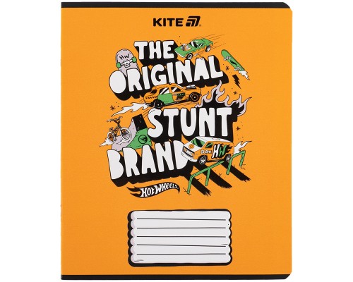 Зошит Kite Hot Wheels, 18 аркушів, клітинка (HW25-236)