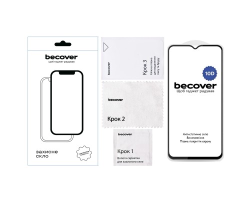 Скло захисне BeCover Oppo A38 / A18 10D Black (713170)