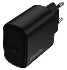 Зарядний пристрій Canyon OnCharge 200 20W 1xPD EU Black (CNE-CHA200-11)