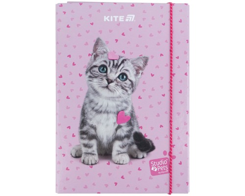 Папка для зошитів Kite В5 на гумці Studio Pets (SP25-210)