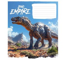 Зошит Школярик Dino empire 18 аркушів клітинка (018-3490K)