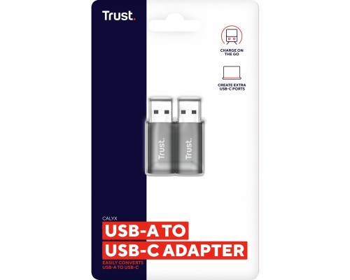 Перехідник USB-C to USB-A 3.2 Adapter 2-Pack Trust (25573_TRUST)