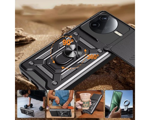 Чохол до мобільного телефона BeCover Military Poco F7 Pro Black (713536)