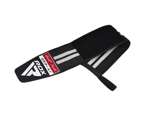 Бинт для спорту RDX WR11 Gym Wrist Wrap Black/White (WAH-WR11BW)