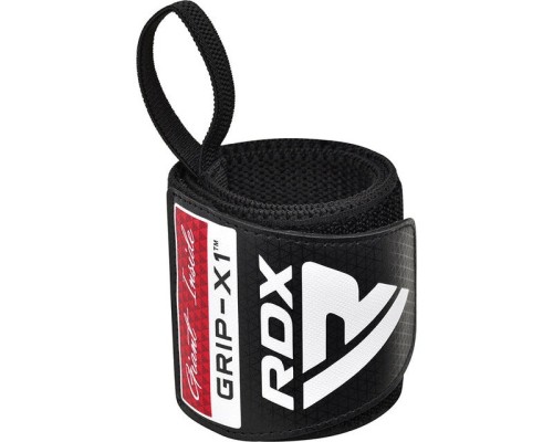 Бинт для спорту RDX WR11 Gym Wrist Wrap Black/White (WAH-WR11BW)