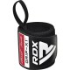 Бинт для спорту RDX WR11 Gym Wrist Wrap Black/White (WAH-WR11BW)