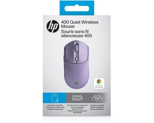 Мишка HP 400 Quiet Wireless/Bluetooth Purple (AZ7B7AA)