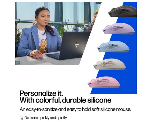 Мишка HP 400 Quiet Wireless/Bluetooth Purple (AZ7B7AA)