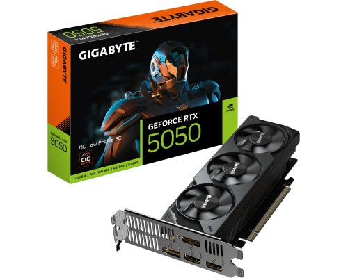 Відеокарта GIGABYTE GeForce RTX5050 8Gb OC Low Profile (GV-N5050OC-8GL)