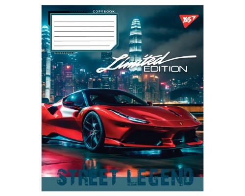 Зошит Yes Sreet legend А5 12 аркушів коса лінія (767906)