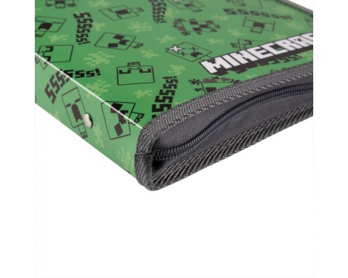 Папка для зошитів Yes пластикова на блискавці Minecraft Creepers В5 (492203)