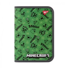 Папка для зошитів Yes пластикова на блискавці Minecraft Creepers В5 (492203)
