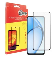 Скло захисне Dengos Full Glue OPPO A20 Black (TGFG-404)
