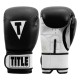 Боксерські рукавички Title Premier Leather Black/White M 12 oz (TSBG2 M BK/WH)