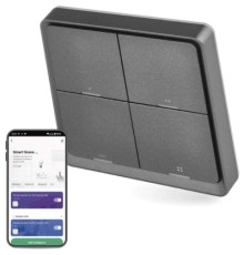 Розумний вимикач EMOS H5016 4 buttons ZigBee 3.0 Black (H5016)