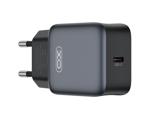 Зарядний пристрій XO USB-C PD30W black (L155_Black)