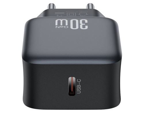 Зарядний пристрій XO USB-C PD30W black (L155_Black)