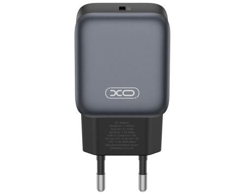 Зарядний пристрій XO USB-C PD30W black (L155_Black)