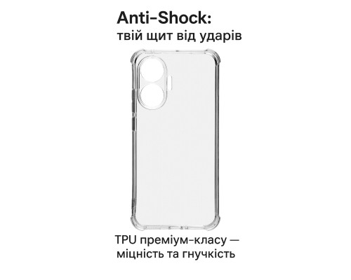 Чохол до мобільного телефона BeCover Anti-Shock Poco F7 Clear (713807)