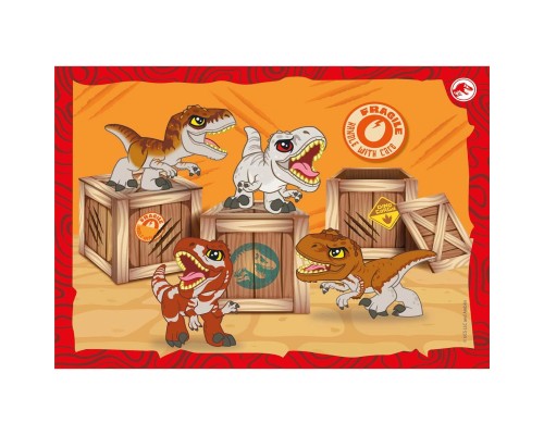Пазл Clementoni 4 в 1 Jurassic World, 12,16,20 та 24 елементи (21521)