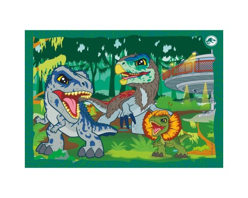 Пазл Clementoni 4 в 1 Jurassic World, 12,16,20 та 24 елементи (21521)