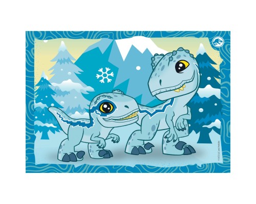 Пазл Clementoni 4 в 1 Jurassic World, 12,16,20 та 24 елементи (21521)